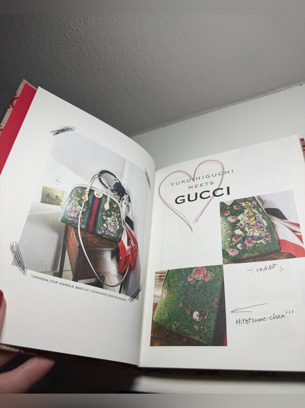 Gucci Beige Canvas with Red GG Monogram Notebook - Picture 10 of 15